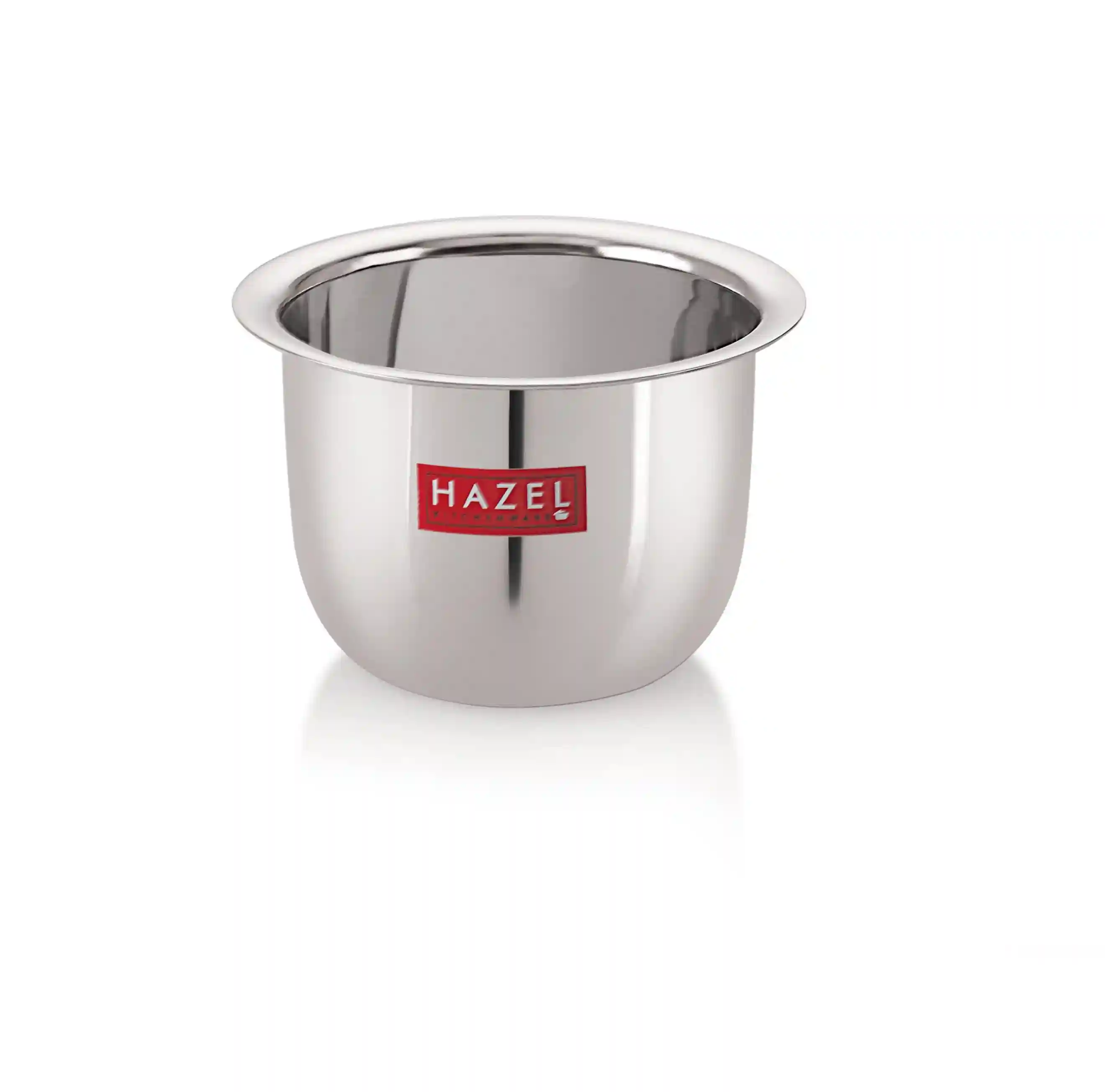HAZEL Stainless Steel Mini Tea Glasses | Traditional Coffee Milk Serving Glass |Steel Pela Patra Set of 3, 9 cm, 100 ML, Silver