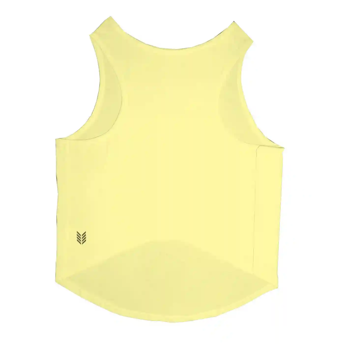 Ruse Let's Play Printed Dog Round Neck Vest Tank Tees For Dogs - Lemon Yellow