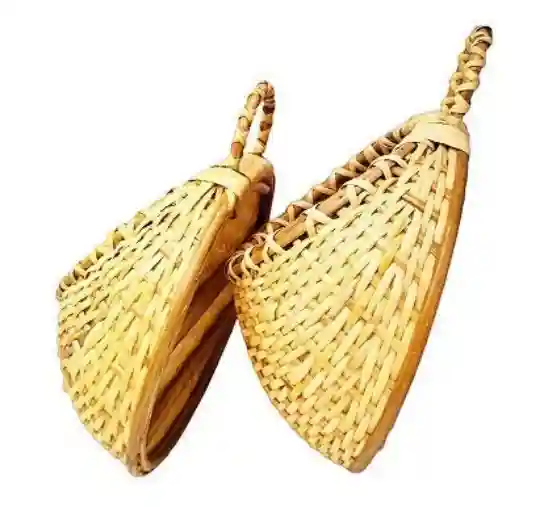 Cane Baskets Handwoven Fruit and Vegetable Storage