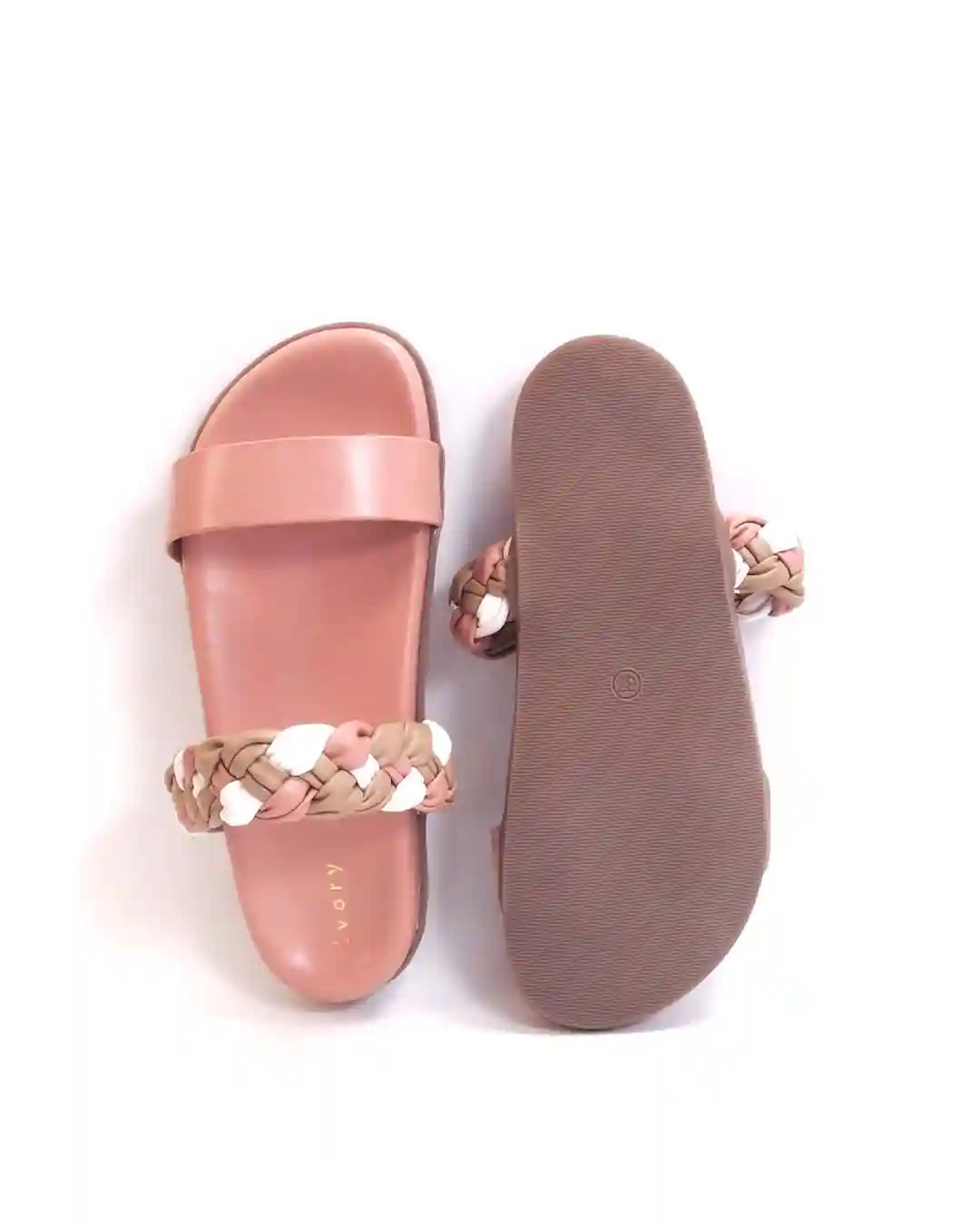 Liv Dusty Pink Flats For Women (Size - 36)