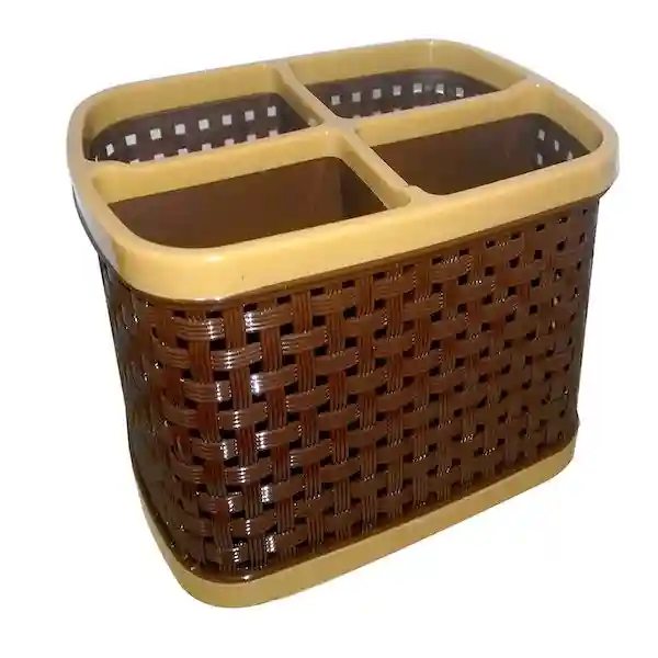 Multipurpose Plastic Kitchen Utensil Holder (Color Will be Sent as per Stock Availability)