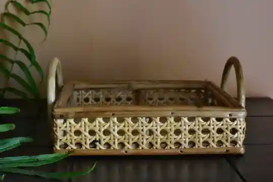 Rattan Square Gifting Tray