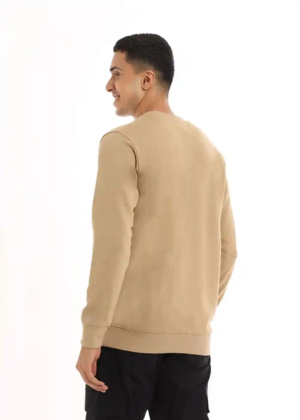 Banana Club Beige Sweatshirt - Small