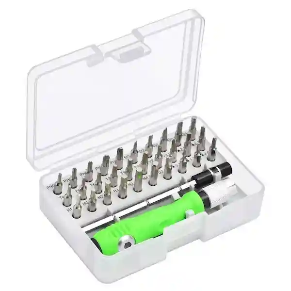 32-in-1 Mini Screwdrivers Set with Case, Precision Screwdriver Kit, 32 in 1 Magnetic Repair Tool Kit, With Flexible Bar, Adjustable Length