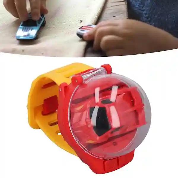 Ji and Ja Mini Remote Control Car Watch Toys, Easy Control Safe 98.4ft Remote Control Distance Cute Wrist Racing Car Watch Silicone Strap with Dust Cover for Outdoor