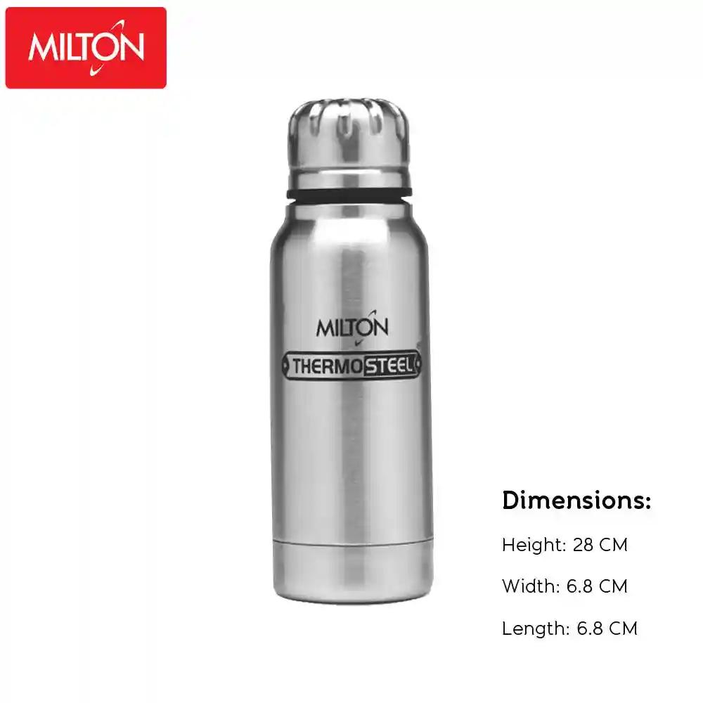 Milton Slender Stainless Steel Flask, 500 ml, Silver