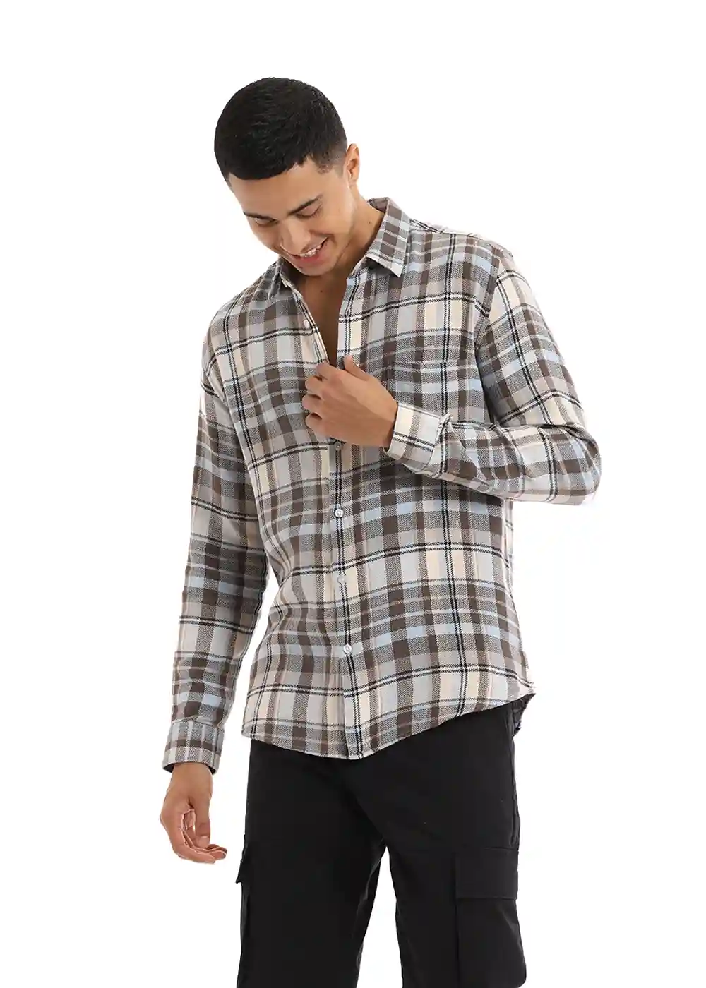 Banana Club Waffle Dobby Mud Brown- (Small)