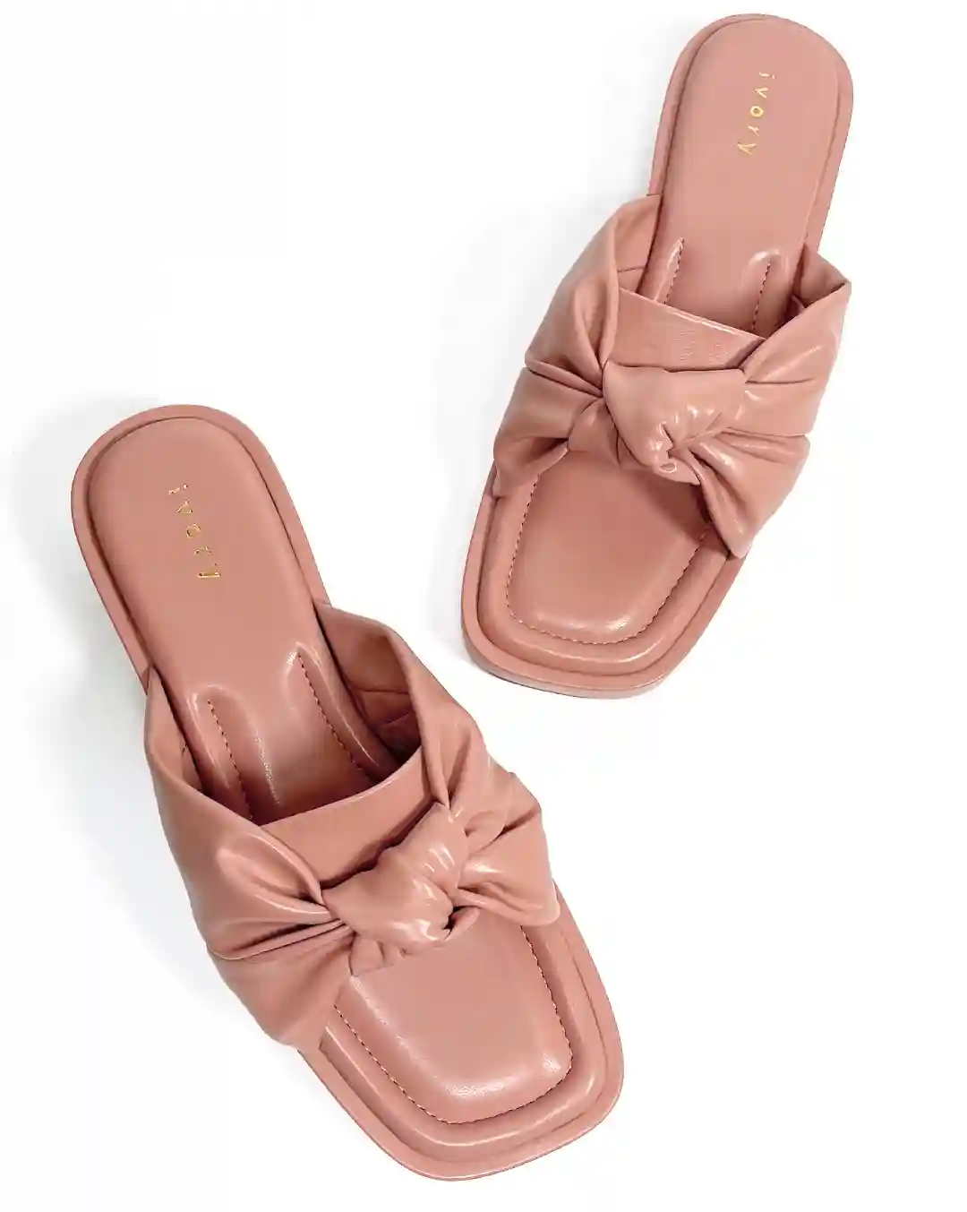 Jocelyn Peach Flats For Women (Size - 35)