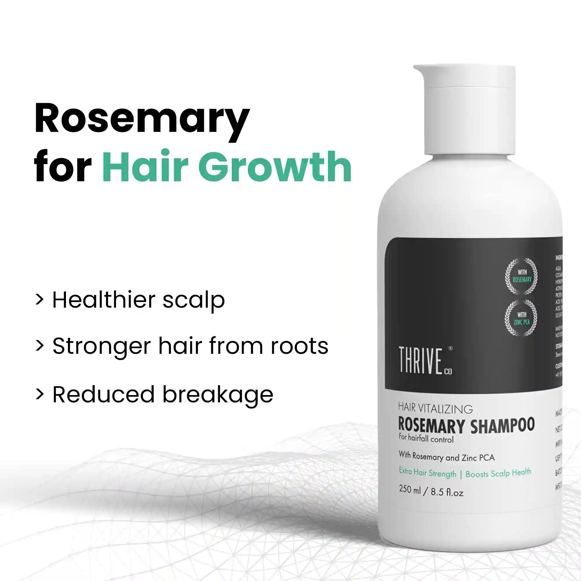 ThriveCo Hair Vitalizing Rosemary Shampoo, 250ml