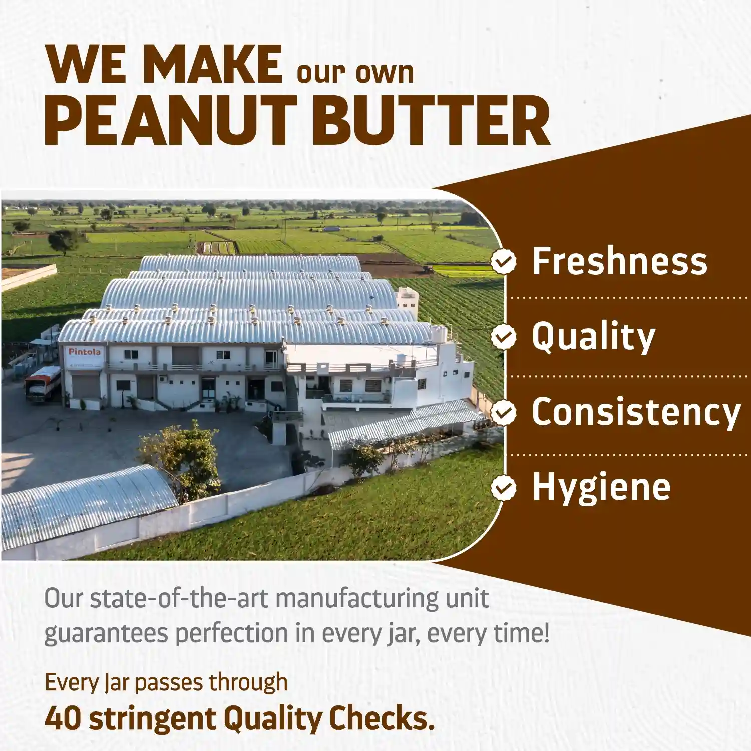 Pintola HIGH Protein DARK Chocolate Peanut Butter (Crispy, 510g)