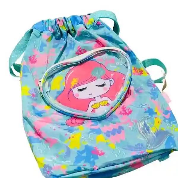 Ji and Ja Cartoon Design Luxury Swimming Bag Multi-Purpose Bag Kids Drawstring Backpack