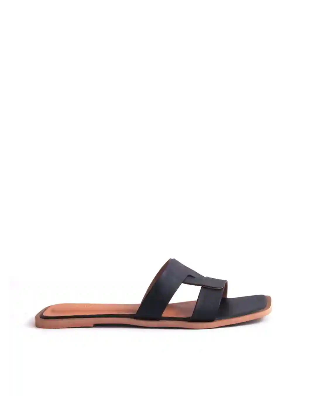 Hazel Black Flat For Women (Size - 35)