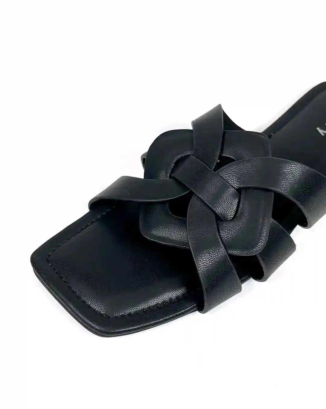 Sabrina Black Flats For Women (Size - 35)