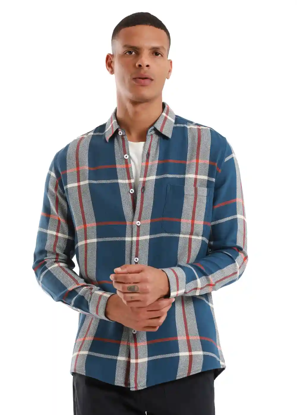 Banana Club Waffle Dobby Classic Blue- (Small)