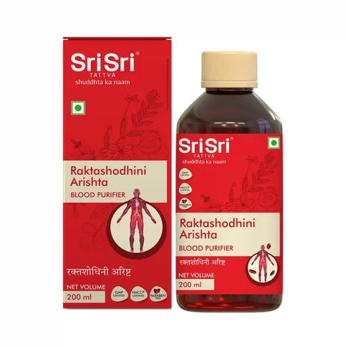 Sri Sri Tattva Raktashodhini Arishta Syrup - Blood Purifier, 200 Ml