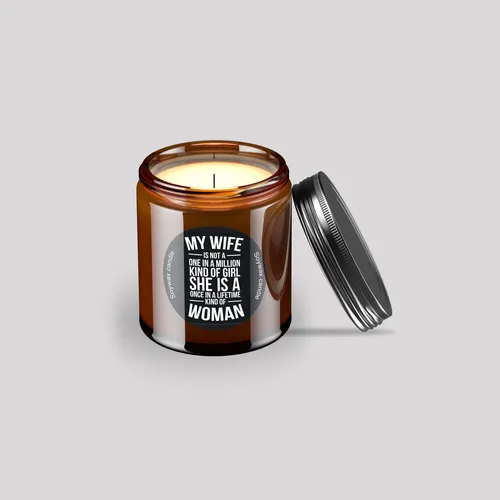 Pratha Naturals Scented Candle (To My Wife)