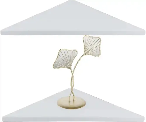 ORGANIZEMEE Corner Shelf For Living Room Versatile Stand, Wall-Mounted Shelves, And Decorative Rack,Bedroom, Office, And More -Perfect For Displaying Trophy,Tv,Plants Decorative Items