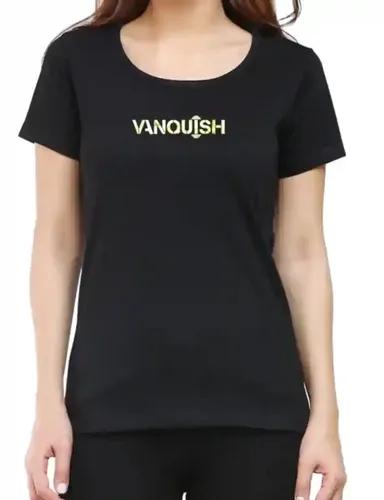 Vanquish - Women's regular fit Black t-shirt