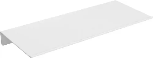 ORGANIZEMEE Metal Small Wall Mounted Shelves,Bluetooth Speaker,Wi-Fi Camera Stand Corner Floating Shelf For Living Room & Bedroom,Home Decor Items Plant Pot Mounting Racks (White)