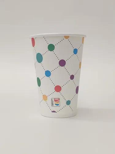 PARICOTT 450ml Printed Gold Quality Paper Cup Disposable for Party, Paper Cups for Hot and Cold Beverages