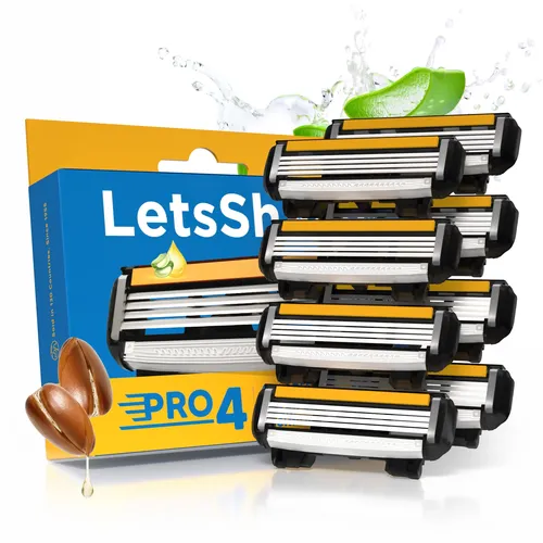 LetsShave Pro 4 Blades For Men Pack Of 8