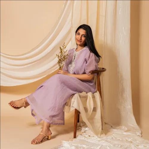 Light Purple Kurti Dress