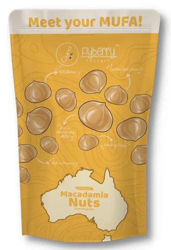 Flyberry Gourmet Macadamia Nuts| Imported From Australia| Boosts Immunity and Improves Stamina | Rich in Vitamins, Minerals, Fiber, Antioxidants and Healthy fats