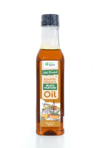 NutriEarth Mustard Oil Black