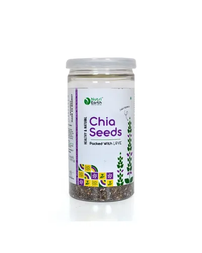 NutriEarth Chia Seeds - 100 gm