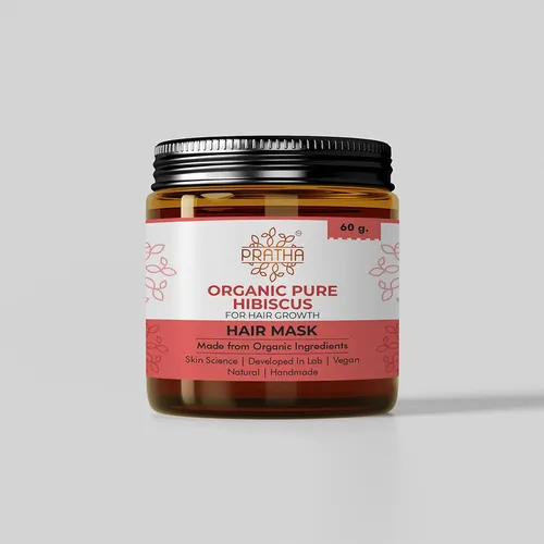 Pratha Organic Pure Hibiscus Flower Powder | Hair Mask 