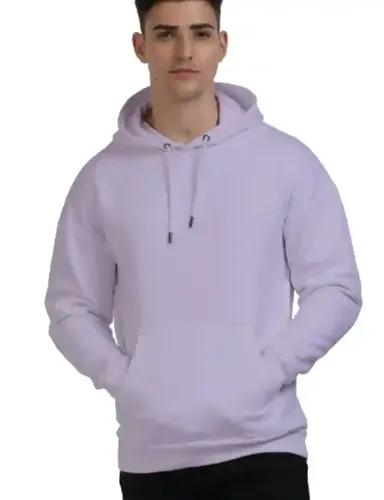 Everyday Essentials - Unisex Oversized Plain hooded sweatshirt hoodie - Lavender