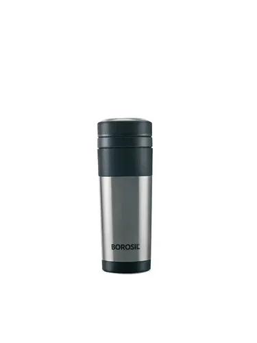 BOROSIL - Vacuum Insulated Hydra Travelmate Tea & Coffee Stainless Steel Travel Mug - Spill Proof - hot and Cold