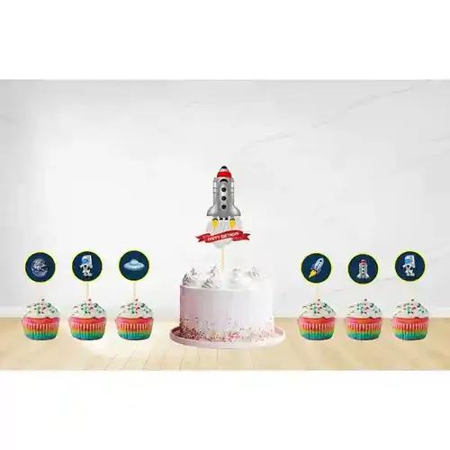 Untumble Space Cupcake Toppers