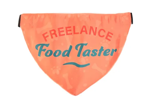 Freelance Food Taster Dog Bandana