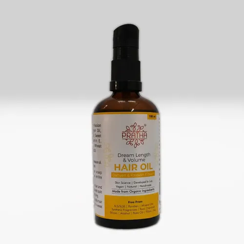 Pratha Banyan & Passion Flower Hair Oil | Long, Strong and Shiny Hairs