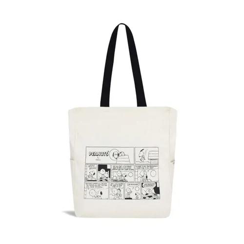 Eco Right Tote Bags for Women with Zip Closure, Snoopy Tote Bag, Spacious Canvas Bags for College with Pocket