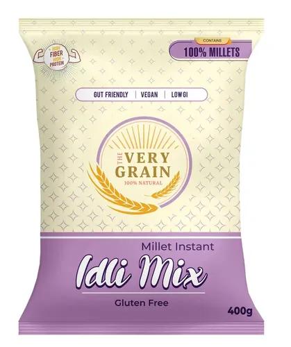 The Very Grain Instant Millet Idli Mix, Low GI Ready to Cook Healthy Breakfast | Contains Kodo, Foxtail, Millets, Browntop, Finger Millets Easy to Digest, Diabetic Friendly Idli Batter