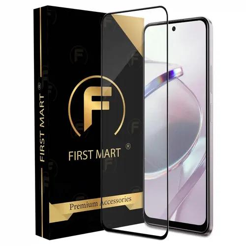 FIRST MART Premium Tempered Glass for Redmi 12 5G / Redmi 12 4G / Poco M6 Pro 5G with Edge to Edge Coverage and Easy Installation Kit, Pack of 1