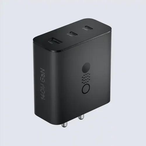 140 W Power GaN 5 A 3 Port Mobile Charger with Detachable Cable