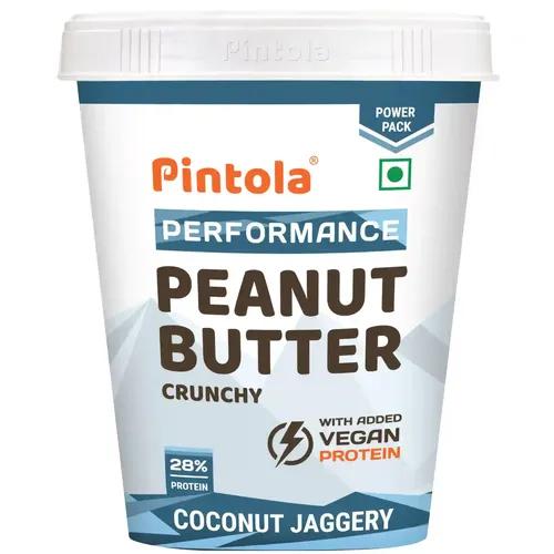 Pintola Coconut Jaggery Performance Series Peanut Butter (Crunchy)