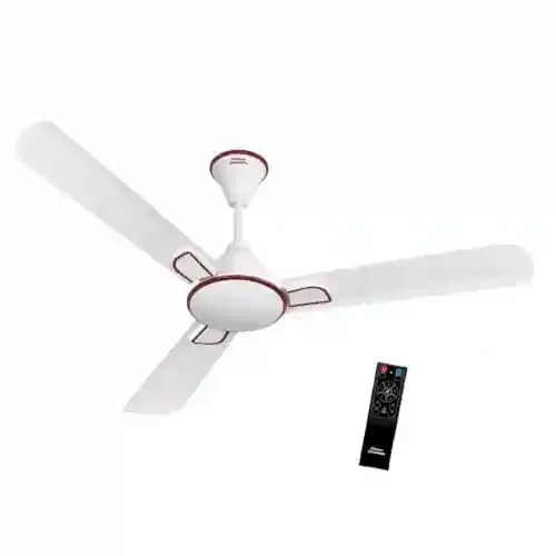 Victura Airmotion Glider Ceiling Fan 1200MM Sweep with BLDC Motor, 30W Power, 350RPM Speed, 225CMM Air Delivery, Inverter Motor, Remote Control, Built-in Timer, 4KV Surge Protection (Atlas White)