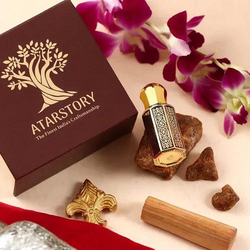 ATARSTORY Best Attar Alcohol Free Roll On For Daily Use | Long Lasting Fragrance | Attar Oudh For Men And Women - 12Ml (Twin Orchid)