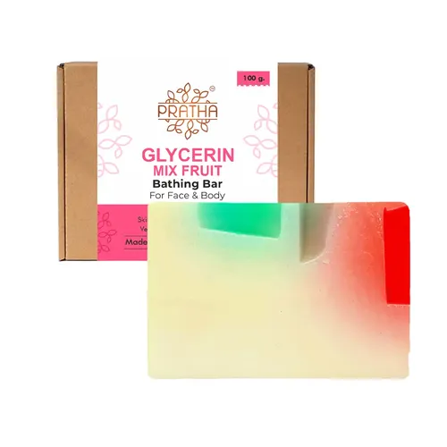 Glycerin Bathing Bar | Mix Fruit (Pack of 2)