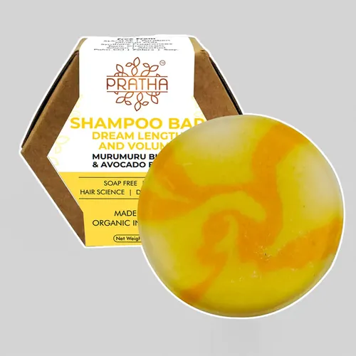 Pratha Shampoo bar | MuruMuru Butter & Avocado Butter – Dream Length and Volume