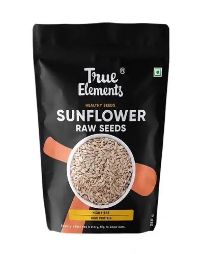 True Elements Sunflower Seeds 250g - Raw Seeds for Eating | Healthy Snacks | High in Vitamin, Fibre & Protein Seeds | Non - GMO Seeds | Diet Food | Gluten free | Premium Raw Sunflower Seeds