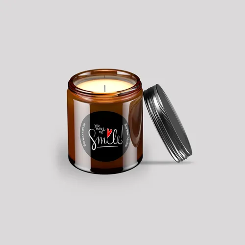 Pratha Naturals Scented Candle (Smile)