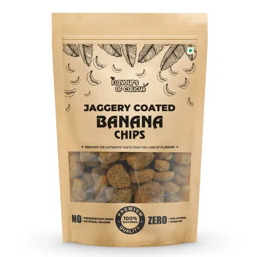 Jaggery Coated Banana Chips - 150 gm - Pack of 3 ( 3x150gm)