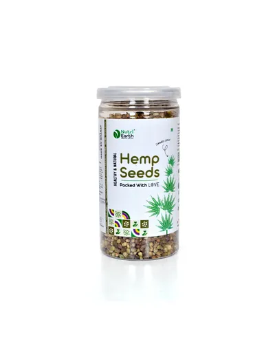 NutriEarth Hemp Seeds - 100 gm