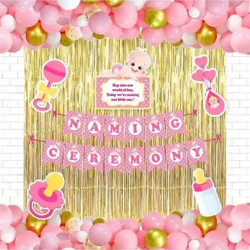 Untumble Naming Ceremony Foil Kit - Pack Of 58 Pcs