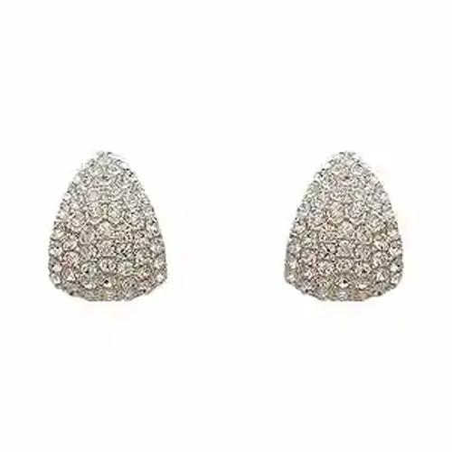 Diamond Bali Style Stud Earring